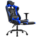 BestOffice Gaming Chair with Footrest,Ergonomic Office Chair,Adjustable Swivel Desk Chair,Reclining Computer Lumbar Support and 