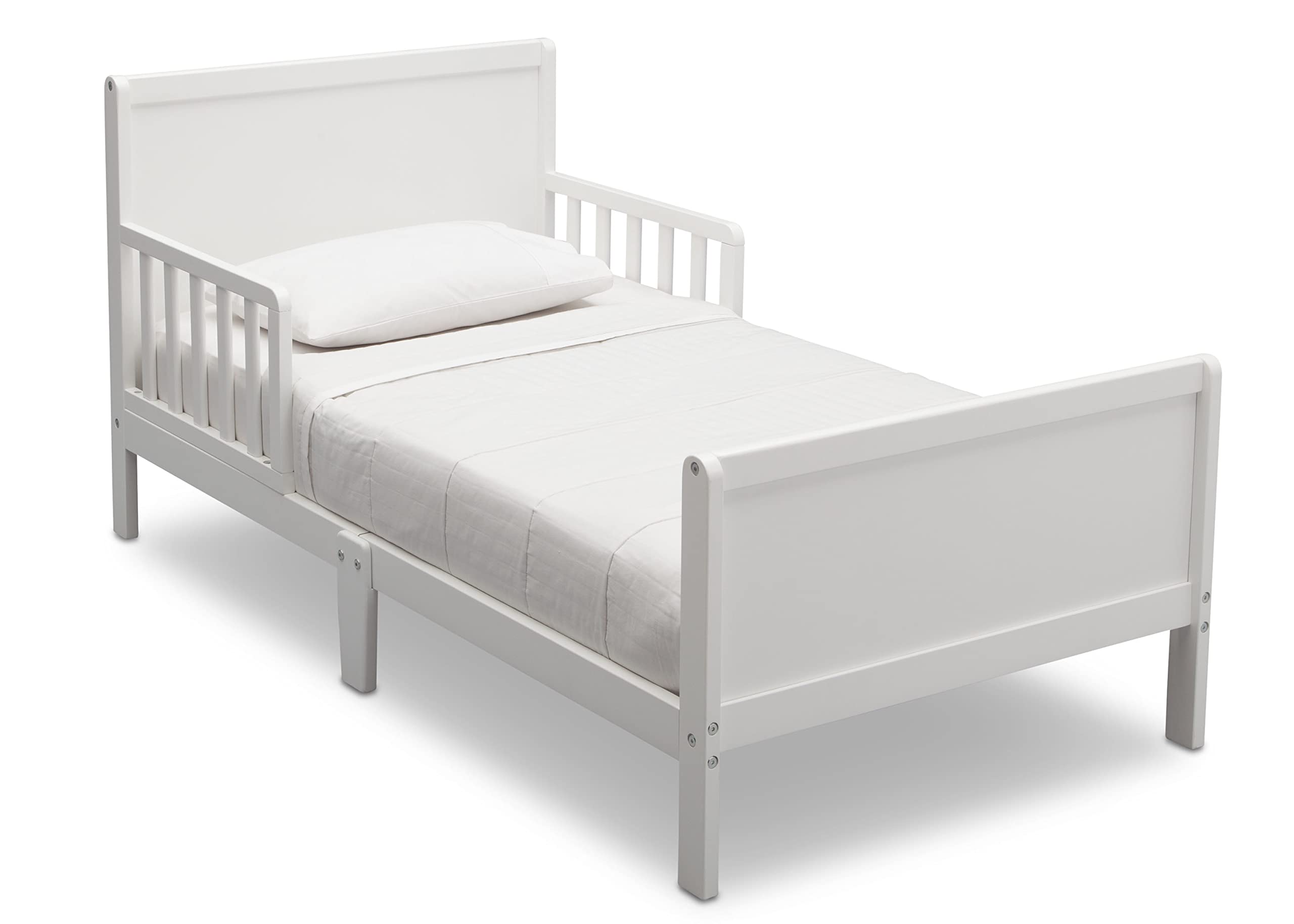 Delta Children Fancy Wood Toddler Bed - Greenguard Gold Certified, Bianca