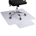 Mind Reader Office Chair Mat for Carpet, Under Desk Protector, Carpet Grips, Rolling, PVC, 47.5L x 35.5W x 0.125H, Clear