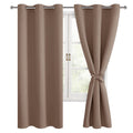 Hiasan Blackout Curtains for Bedroom, 38 x 63 Inches Length - Thermal Insulated & Light Blocking Window Curtains for Living Room