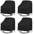 Outdoor Swivel Lounge Chair Cover 4 Pack, Waterproof Heavy Duty Outdoor Chair Covers Patio Furniture Cover, 39W x 37D x 38H