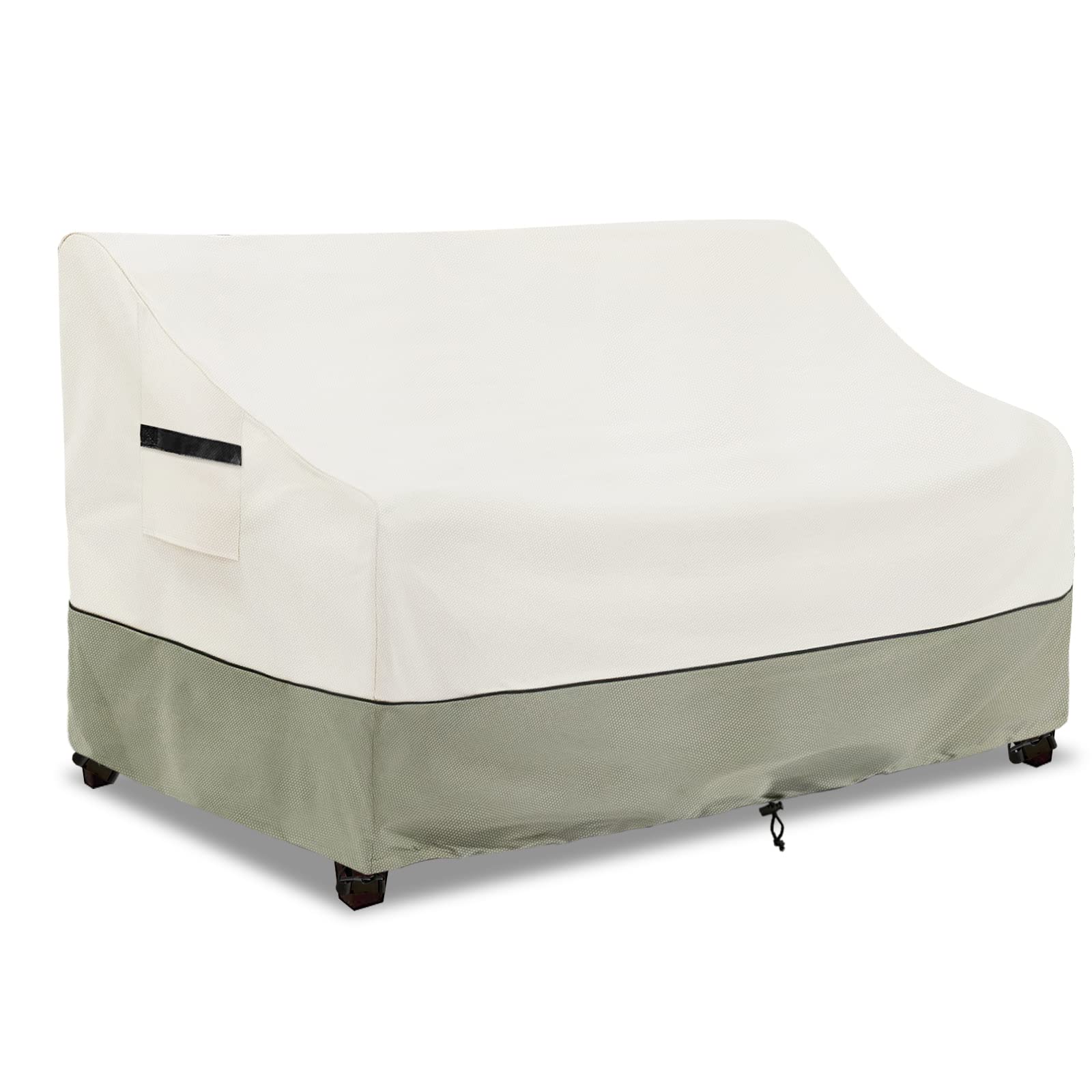 LSongSKY Outdoor 2-Seater Loveseat Cover,Patio Sofa Covers Fits up to 58W x 32.5D x 31H Inches,100% Waterproof Heavy Duty Patio 
