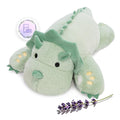 KOWSI Microwavable & 2 LB Weighted Stuffed Triceratops Animals Plush - 16 Inch Heated Dinosaur Plushie for Warmth & Comfort - Li