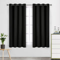 CUCRAF Blackout Curtains 45 inch Length, Thermal Insulated Room Darkening Window Curtains for Bedroom,Light Blocking Drapes for 