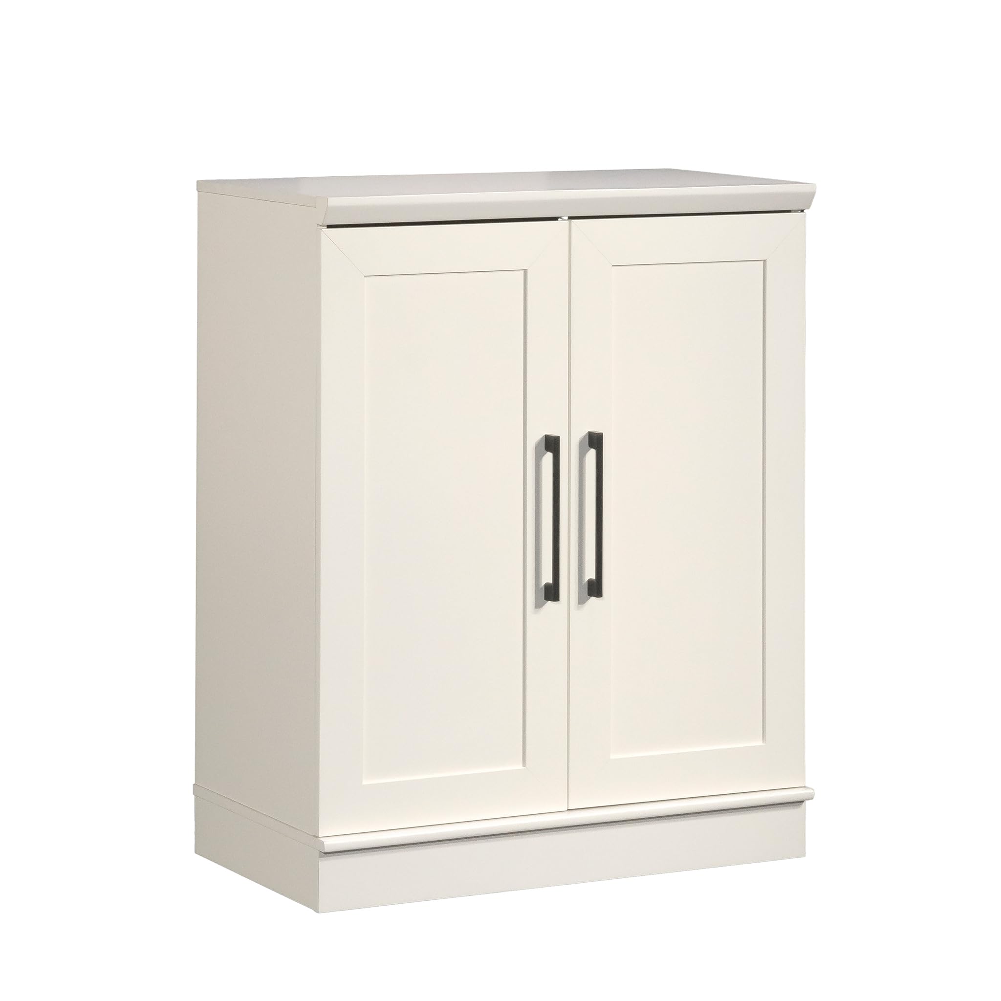 HomePlus Small Kitchen Pantry Storage Cabinet with Adjustable Shelves, Laundry Bathroom Storage Cabinet, Soft White Finish