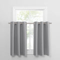 PONY DANCE Small Window Curtains - Thermal Insulated Blackout Curtains Panels for Kitchen Laundry Bathroom and RV, 42 x 36 Each 