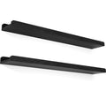 Love-KANKEI 36 Inch Long Floating Shelves Wall Mounted Set of 2, Large Wood Wall Shelves for Storage,Rustic Hanging Shelves for 