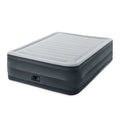 Intex 64417E Comfort Plush Elevated Dura-Beam Airbed with Built-in Electric Pump, Bed Height 22, Queen