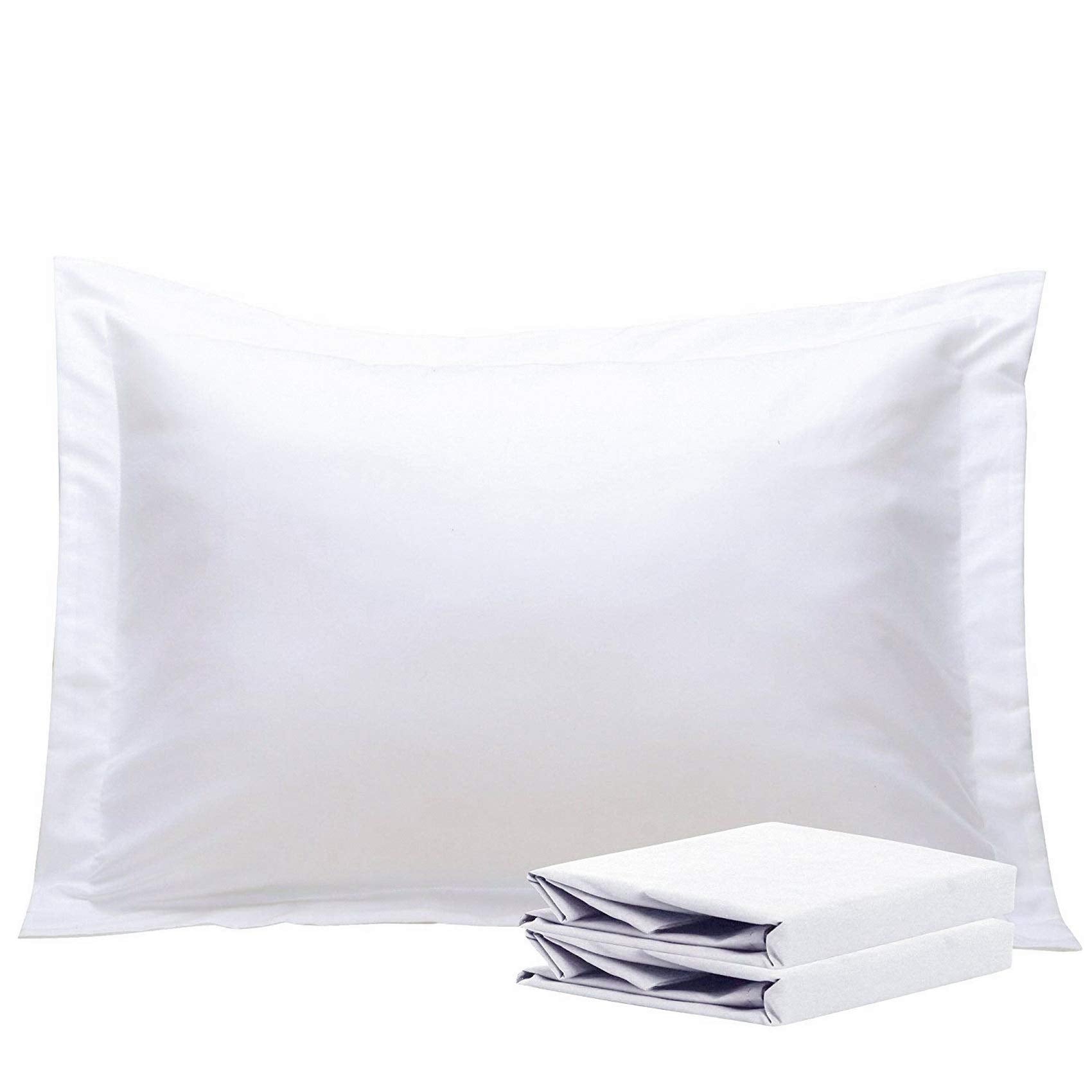 NTBAY Standard Pillow Shams - 2 Pack Brushed Microfiber 20x26 Sham Covers - Super Soft and Cozy, Wrinkle, Fade, Stain Resistant 