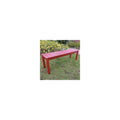 International Caravan Royal Fiji 52-inch Garden Bench Barn Red