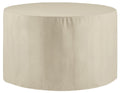 Crosley Furniture Patio Furniture Covers, Waterproof Round Outdoor Dining Table Cover for Deck, Tan