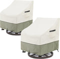 Outdoor Swivel Rocker Chair Covers 2 Pack,35 W x 37 D x 36 H inches,100% Waterproof Heavy Duty Outdoor Chair Covers,Patio Furnit