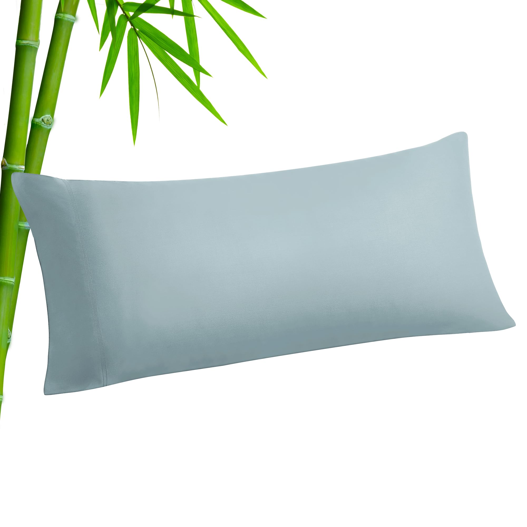 BEDELITE Body Pillow Cover, Rayon Made from Bamboo, Cooling Body Pillow Case Cover for Hot Sleepers and Night Sweats, Breathable