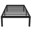 Upcanso Twin XL Bed Frame No Box Spring Needed, 14 Inch Heavy Duty Metal Platform Bed Frame Twin XL Size with Storage, 2500lbs S