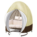 boyspringg Patio Egg Chair Cover 91x80 Inches, Extra Large Double Egg Chair Cover for Outdoor Furniture, Swing Standing Egg Chai