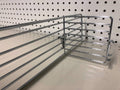 Trion 3 in. H x 1/2 in. W x 19 in. L Powder Coated White Shelving Unit