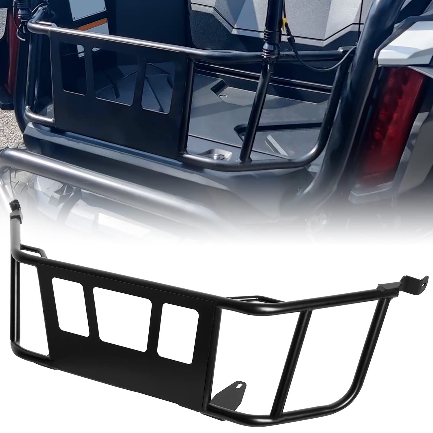 KUAFU Bed Enclosure Rack Compatible with 2019-2024 Honda Talon 1000R / 1000X / 1000 X-4 Tailgate Accessories Rear Bed Extender R