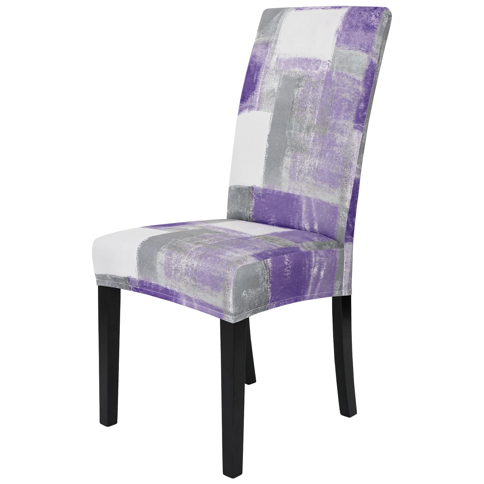 Gibelle Dining Room Chair Covers Set of 6, Stretch Parsons Chair Slipcovers Universal Removable Washable Chair Seat Covers Prote