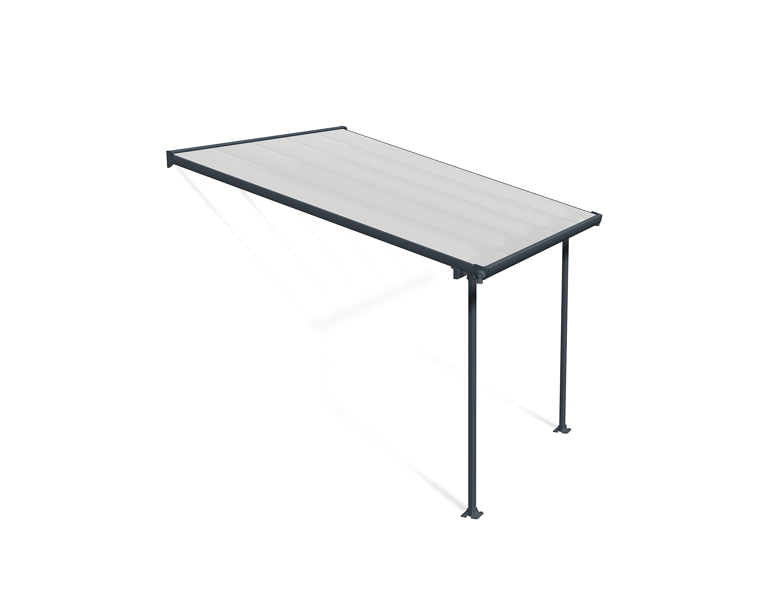 Palram - Canopia Feria 10 x 10 Patio Cover - Gray