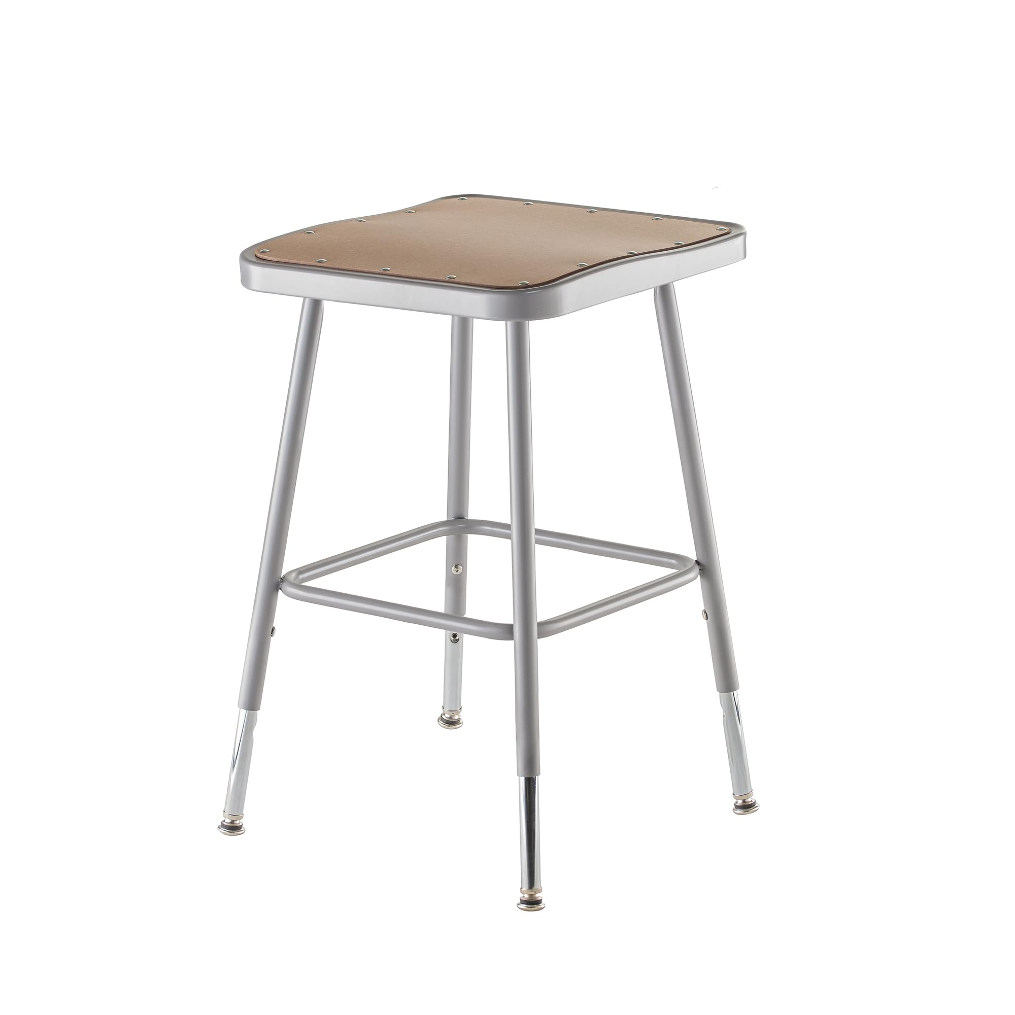 National Public Seating Stools 19-27 Grey