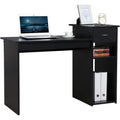 Yaheetech Home Office Computer Desk with Storage Drawer and Monitor Stand, Wooden PC Laptop Desk, Modern Simple Style Computer W
