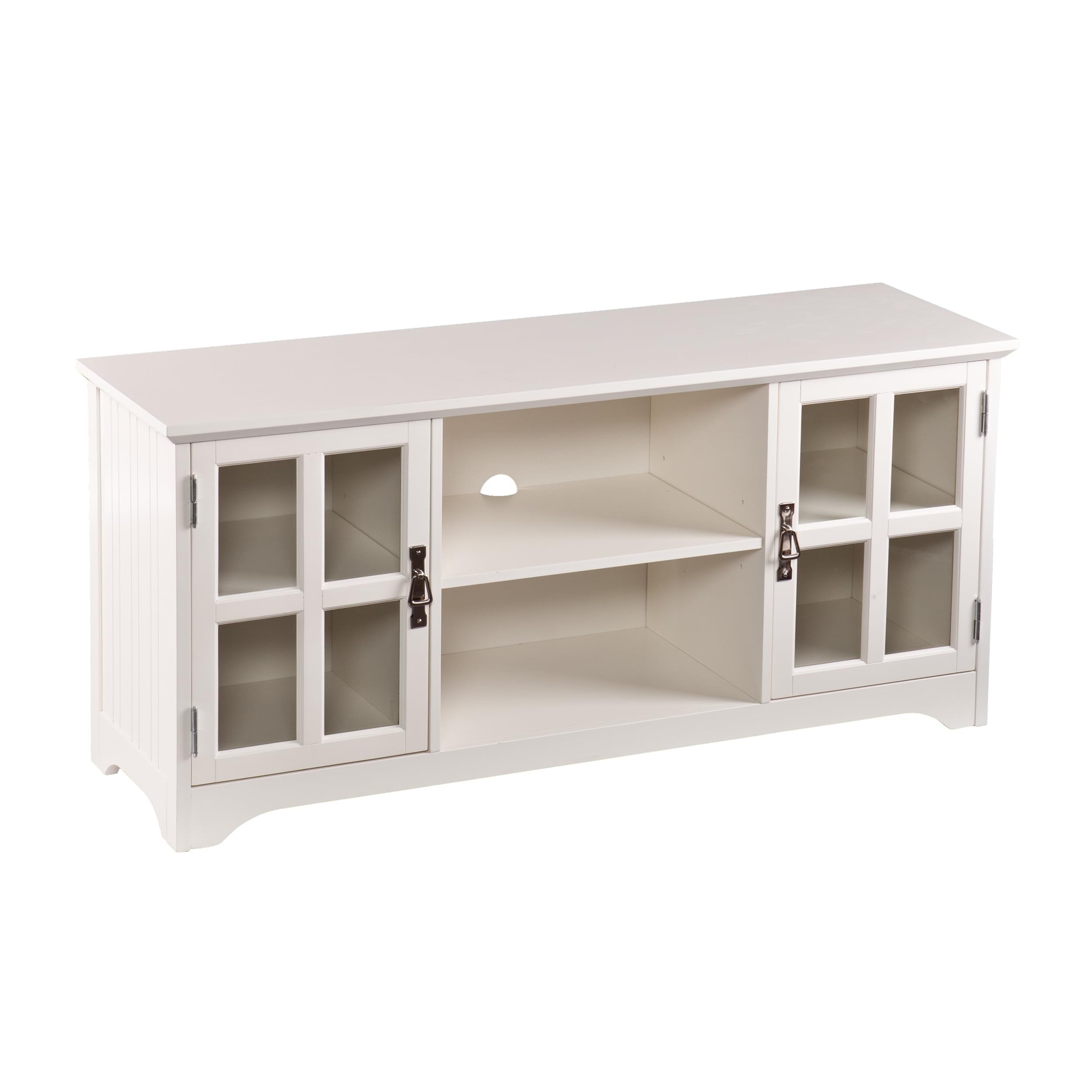 SEI Furniture Remington TV Storage Media Stand, White