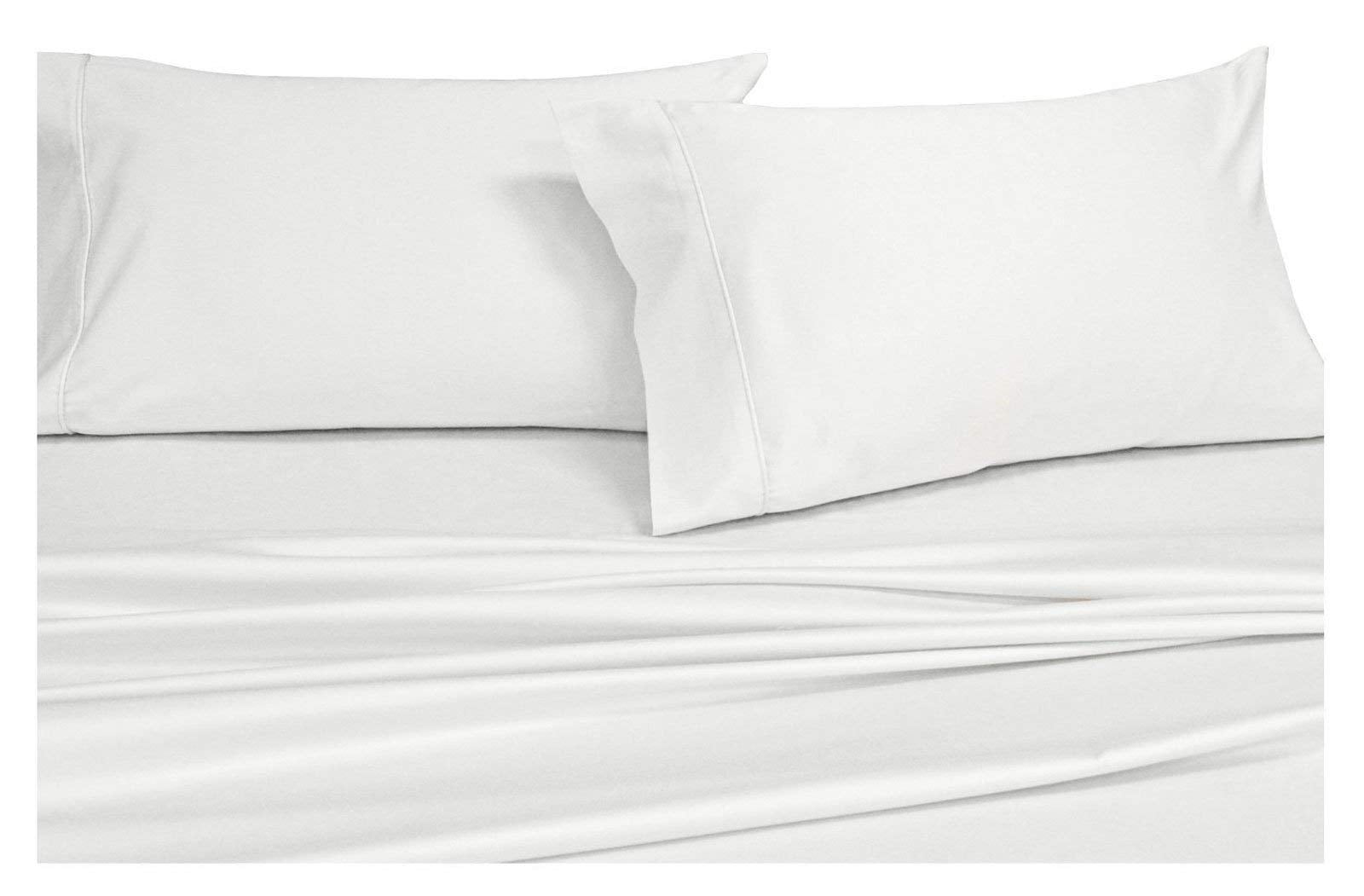 Royal Collection Ultra-Soft Sheets, Silky Soft Bed Sheets Set, Deep Pocket, Wrinkle and Fade Resistant, Hypoallergenic (King Whi