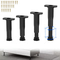 SKMYL Adjustable Height Center Bed Support Leg for Sagging Shelf, Furniture Legs for Frame,Slat and Riser (6-11(4PCS))