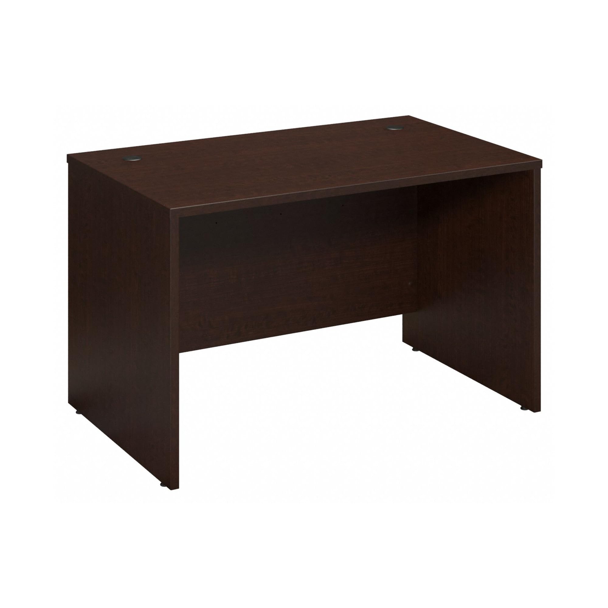 Bush Business Furniture Series C 48W x 30D Shell Desk in Mocha Cherry, Office Workstation for Professional Use, Compact Desktop 