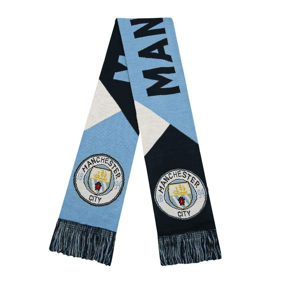 Icon Sports Compatible with Manchester City Officially Licensed Product Soccer Scarf - 01-1