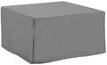 Crosley Furniture Patio Furniture Covers, Waterproof Square Ottoman and Outdoor Table Cover, Gray