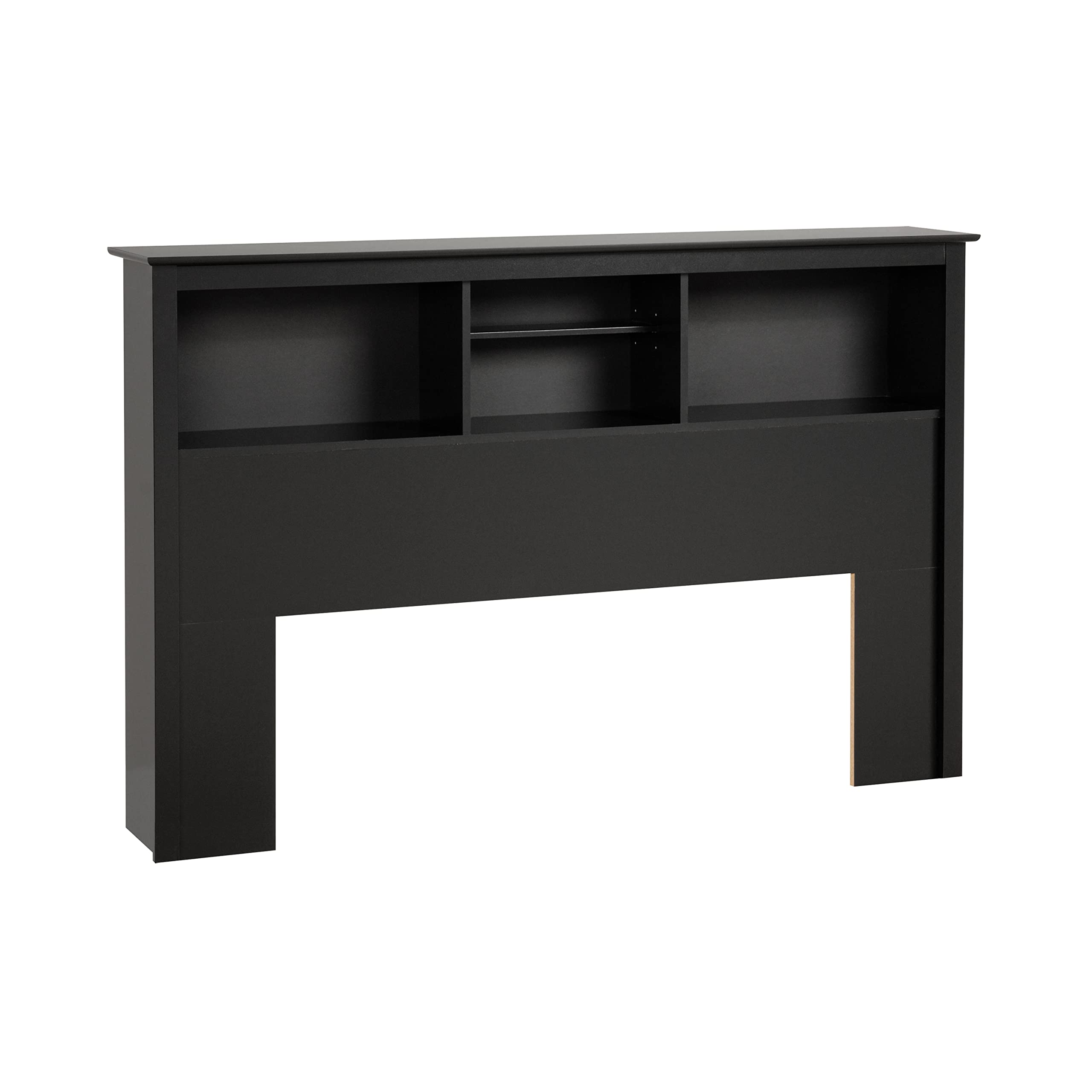 Prepac null Freestanding Full/Queen Headboard with Bookcase, Bookcase Style Headboard for Full/Queen Size Beds 11 D x 65.75 W x 