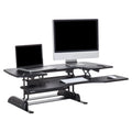 Vari - VariDesk Pro Plus 48 - Two-Tier Standing Desk Converter for Dual Monitors - Sit to Stand Desk for Office with 11 Height S