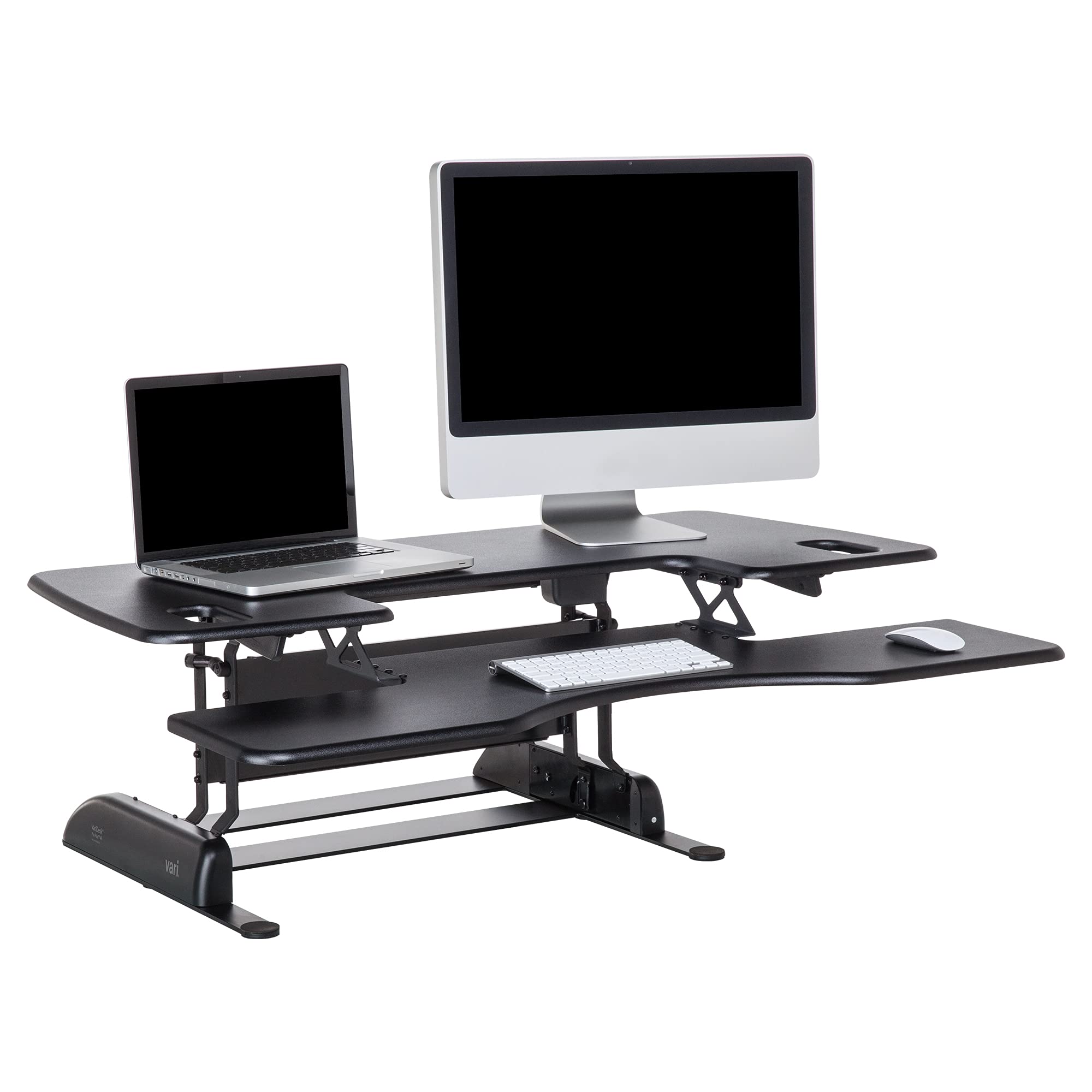 Vari - VariDesk Pro Plus 48 - Two-Tier Standing Desk Converter for Dual Monitors - Sit to Stand Desk for Office with 11 Height S