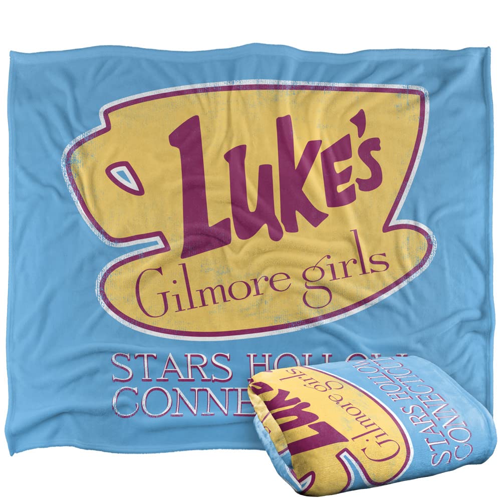Gilmore Girls Lukes Cafe Sign Silky Touch Super Soft Throw Blanket 50 x 60