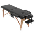 civama Massage Table Massage Bed Portable, 29 LBs Light Weight 2 Section Foldable Tattoo Bed Facial Care Spa Lash Bed Height Adj