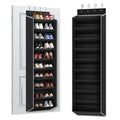 REGELETO 10 Tiers Large Size Over the Door Shoe Organizer Storage, Hanging Shoe Rack for Door with Deep Pockets, Fit 20 Pairs Sh
