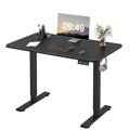 Furmax Electric Height Adjustable Standing Desk Large 48 x 24 Inches Sit Stand up Desk Home Office Computer Desk Memory Preset w