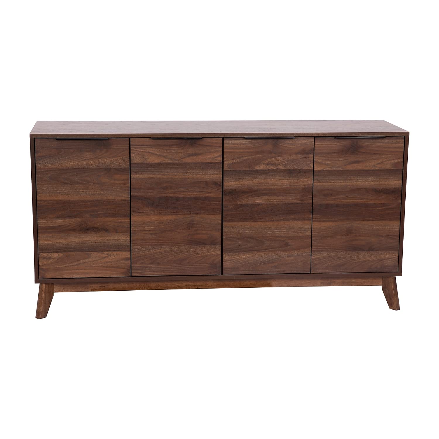 Flash Furniture Hatfield Engineered Wood TV Stand for up to 64 TVs, Media Console/TV Cabinet with Adjustable Shelf and Soft Clos