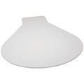ES Robbins 122775 EverLife Chair Mats for Medium Pile Carpet, Contour, 66 x 60, Clear