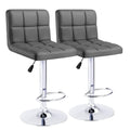 Kemon Bar Stools Modern PU Leather Height Adjustable Swivel Barstools Armless Kitchen Counter Bar Chairs Hydraulic Island Bar St