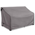 KylinLucky Waterproof Patio Loveseat Covers 60W x 34D x 30H inches,2-Seater Heavy Duty Outdoor Furniture Sofa Cover Cloudy Grey