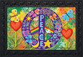 Briarwood Lane Peace Floral Doormat Everyday Indoor Outdoor 30 x 18