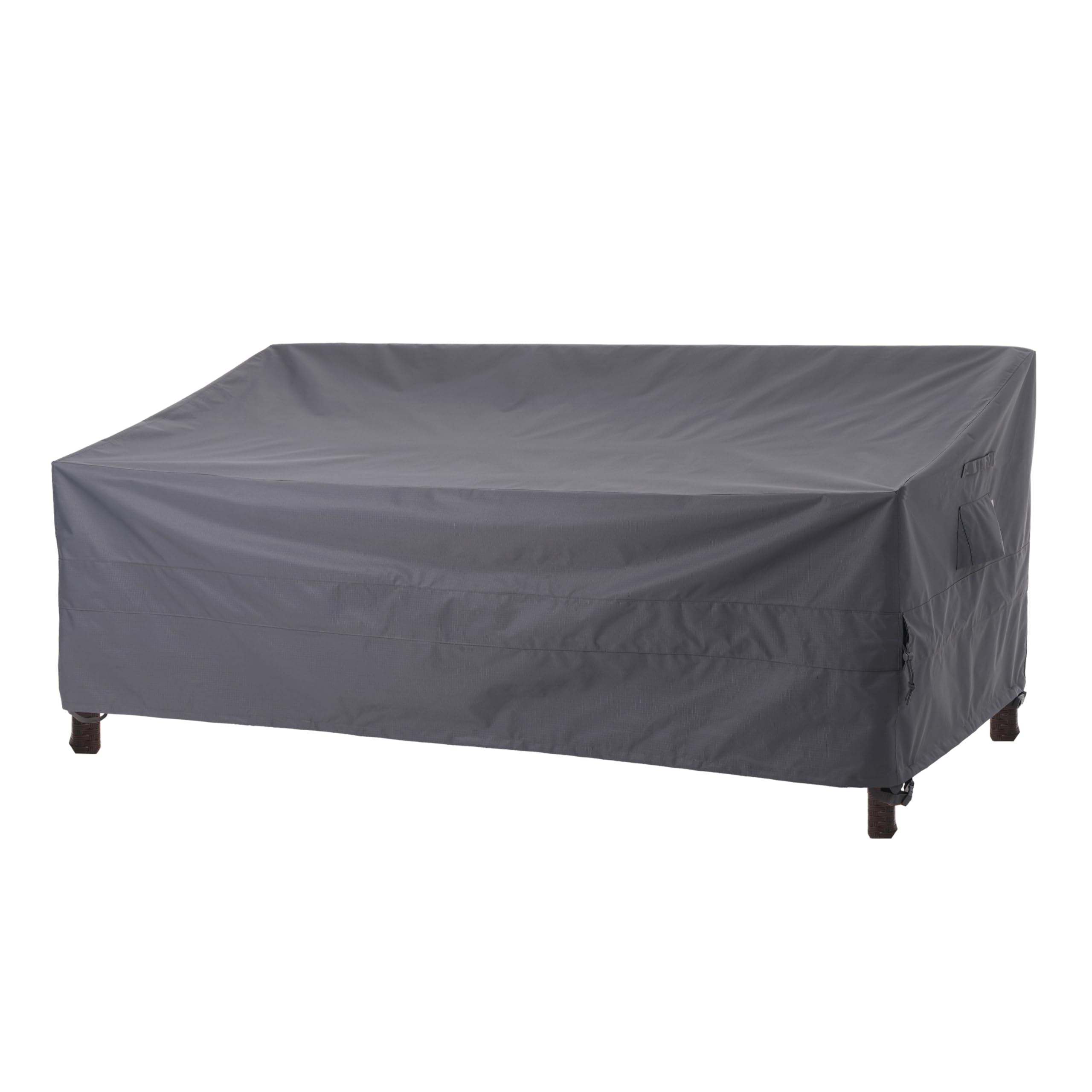 WJ-X3 Patio Couch Covers Waterproof, 3-Seater Heavy Duty Outdoor Sofa Covers UV Resistant, Deck Sofa Chair Set Covers Anti-Fadin