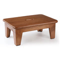 CONSDAN Step Stool for Bed, USA Grown Oak,Wooden Step Stool for Adults, Wood Step Stool for Seniors, 6.5 High Bed Stool, Non-Sli