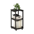 Furinno Romain 2-Tier Tall End Table, Espresso