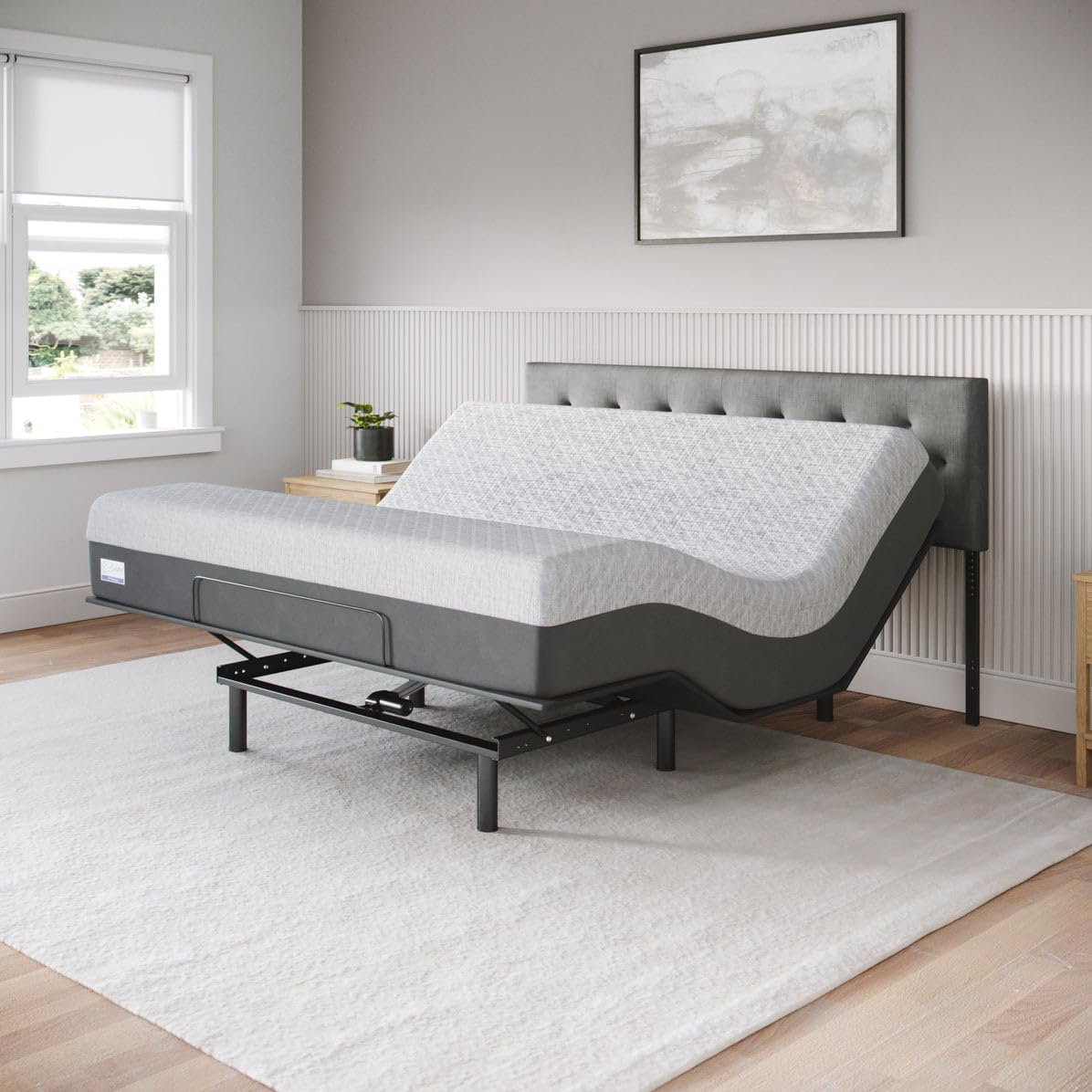 Celestial Aurora Adjustable Bed Base (Frame Only), Easy Assembly, Head and Foot Lift, Zero Gravity, Memory Positions - King