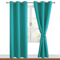 Hiasan Blackout Curtains for Bedroom, 42 x 84 Inches Long - Thermal Insulated & Energy Saving Window Curtains for Living Room, 2