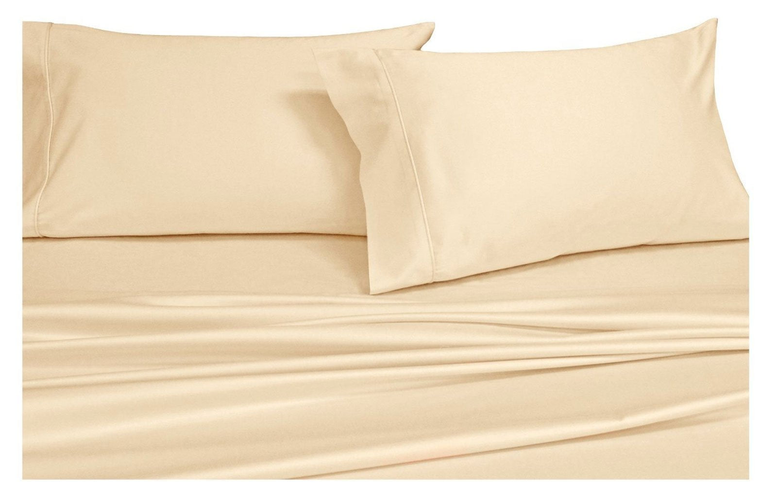 Royal Collection Ultra-Soft Sheets, Silky Soft Bed Sheets Set, Deep Pocket, Wrinkle and Fade Resistant, Hypoallergenic (Full Cre