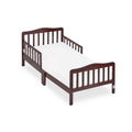 Dream On Me Classic Design Toddler Bed In Espresso, Greenguard Gold And JPMA Certified, Low To Floor Design, Two Side Safety rai